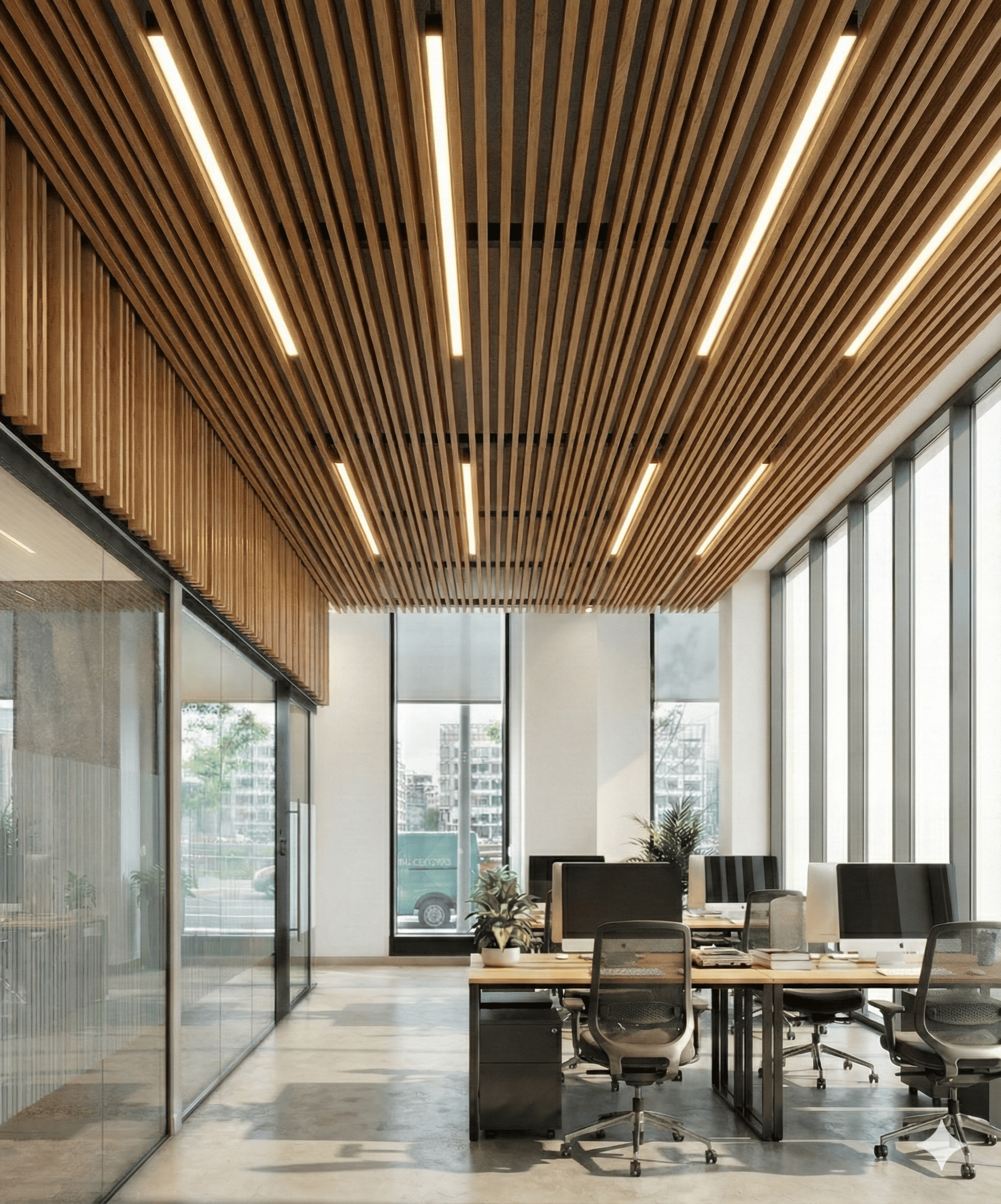 Ahşap Asma Tavan Sistemleri